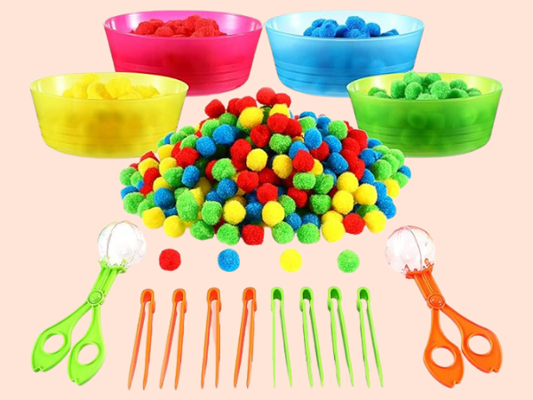 138-Piece Fine Motor Skills Toy Set