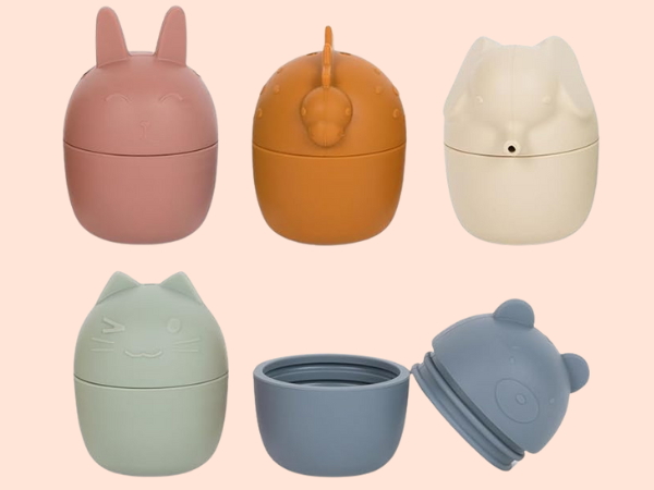 Brooklyn Neutral Silicone Animal Bath Toys