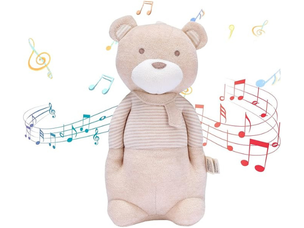 Cottonbebe Organic Cotton Teddy Bear Rattle 1