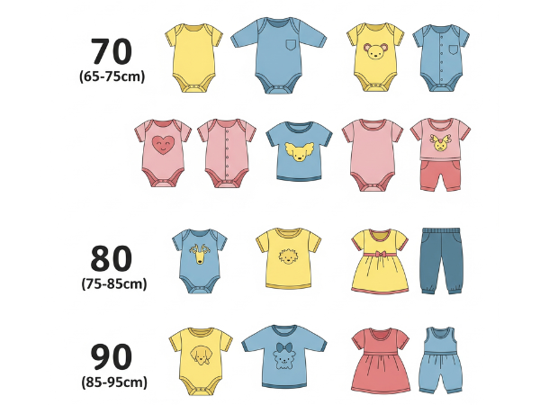 Decoding Sizes 70-170 (Primarily Height-Based) 1