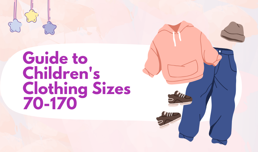 Guide to Children's Clothing Sizes 70-170 photo