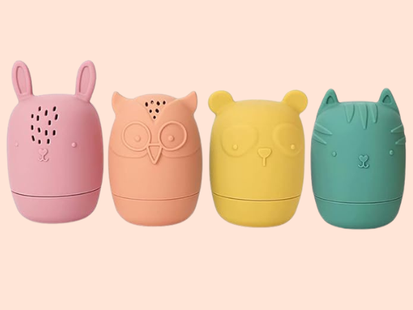 Iselyn 4-pack Mold-free Silicone Bath Toys 1