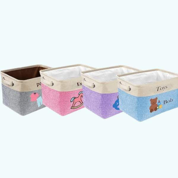 Personalized Baby Toy Basket Custom Baby Toy Box photo 1