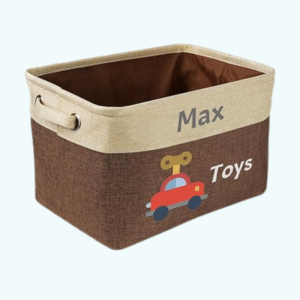 Personalized Baby Toy Basket Custom Baby Toy Box photo